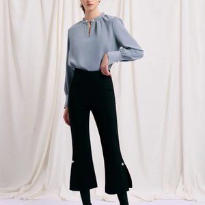 Petite Studio Buvette Pearl Crop Flare Pants